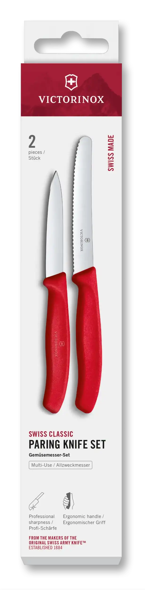 Swiss Classic Paring Knife Set, 2 Pieces, 4 in