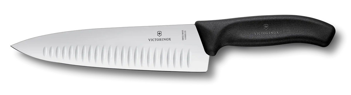 Swiss Classic Chef’s Knife, fluted edge, 8 in